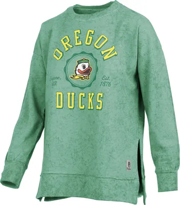 Pressbox Women's Oregon Ducks Green Bishop Long Sleeve T-Shirt