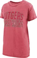 Pressbox Women's Rutgers Scarlet Knights Red Maxima T-Shirt