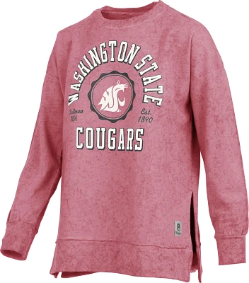 Pressbox Women's Washington State Cougars Crimson Bishop Long Sleeve T-Shirt