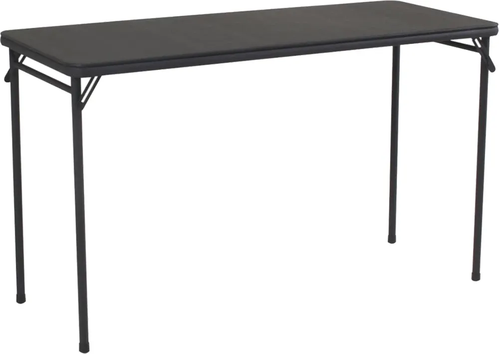 COSCO 20” x 48” Vinyl Top Folding Serving Table