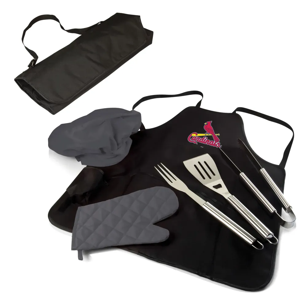 Picnic Time St. Louis Cardinals Apron Tote Pro Grill Set