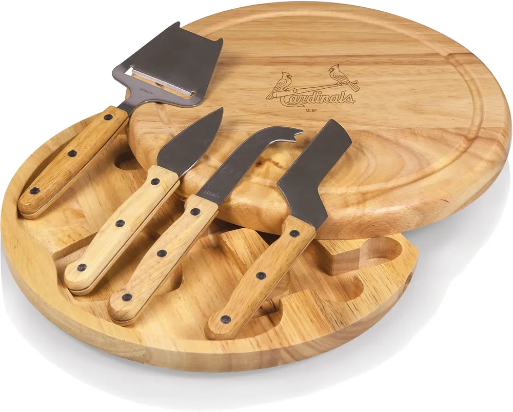 Picnic Time St. Louis Cardinals Circo Cheese Board and Knife Set