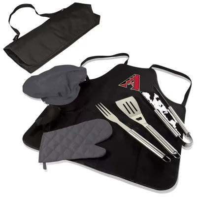 Picnic Time Arizona Diamondbacks Apron Tote Pro Grill Set