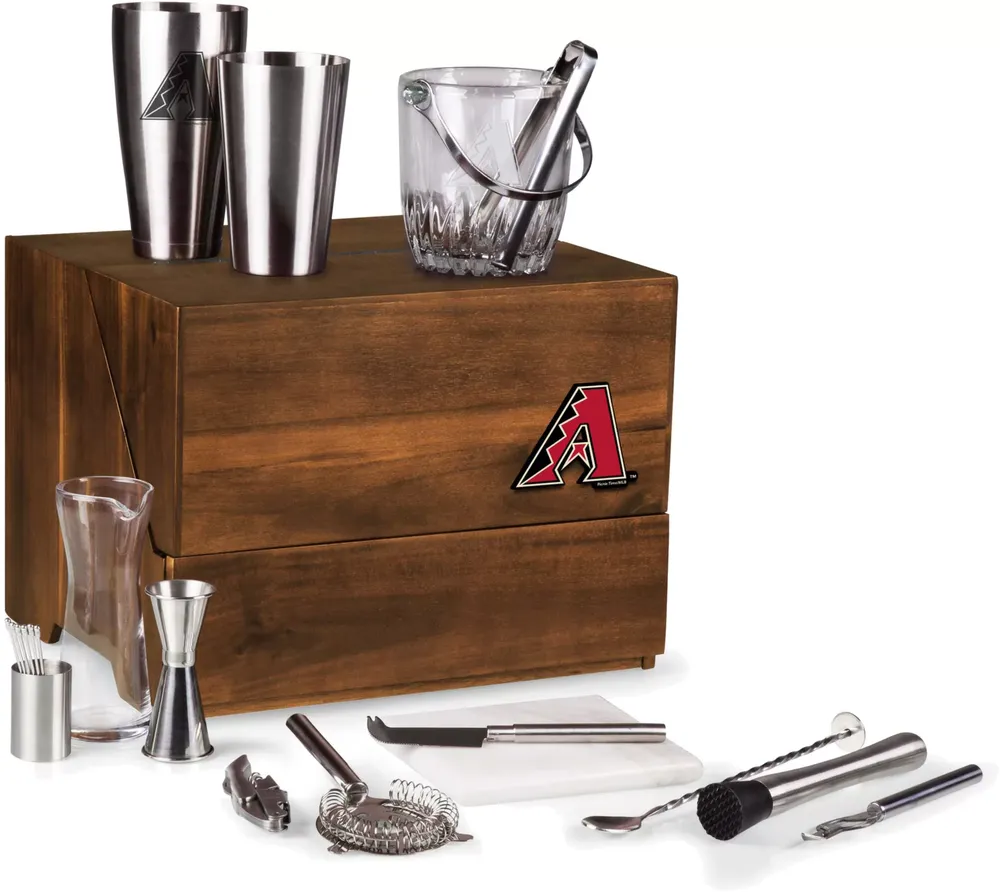 Picnic Time Arizona Diamondbacks Madison Tabletop Bar Tool Set