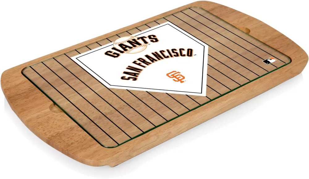 Picnic Time San Francisco Giants Glass Top Serving Tray