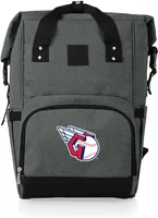 Picnic Time Cleveland Guardians OTG Roll-Top Cooler Backpack