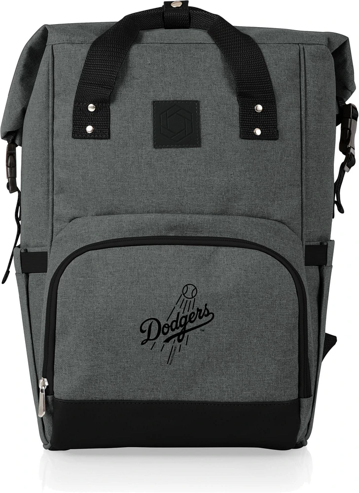 Picnic Time Los Angeles Dodgers OTG Roll-Top Cooler Backpack