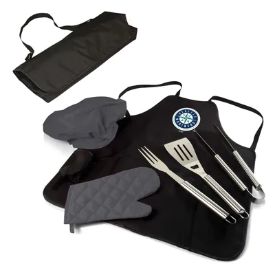 Picnic Time Seattle Mariners Apron Tote Pro Grill Set