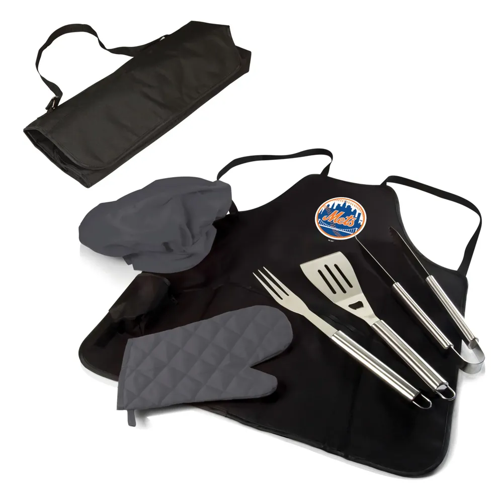 Picnic Time New York Mets Apron Tote Pro Grill Set