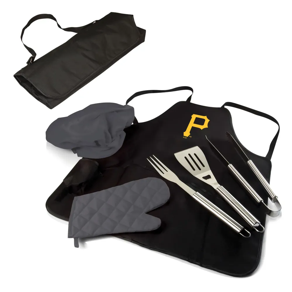 Picnic Time Pittsburgh Pirates Apron Tote Pro Grill Set