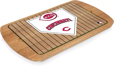 Picnic Time Cincinnati Reds Glass Top Serving Tray