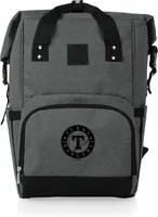 Picnic Time Texas Rangers OTG Roll-Top Cooler Backpack