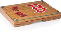 Picnic Time Boston Red Sox Concerto Glass Top Cheese Board and Knife Set