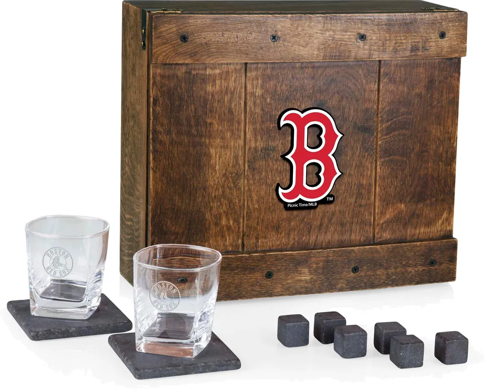 Picnic Time Boston Red Sox Whiskey Box Gift Set