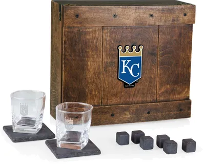 Picnic Time Kansas City Royals Whiskey Box Gift Set