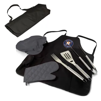 Picnic Time Houston Astros Apron Tote Pro Grill Set