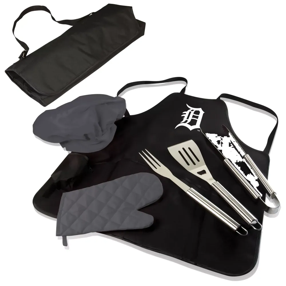 Picnic Time Detroit Tigers Apron Tote Pro Grill Set