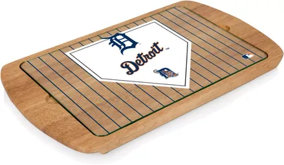 Picnic Time Detroit Tigers Glass Top Serving Tray