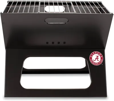 Picnic Time Alabama Crimson Tide Folding Charcoal Barbeque Grill