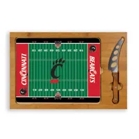 Picnic Time Cincinnati Bearcats Glass Top Cutting Board Set