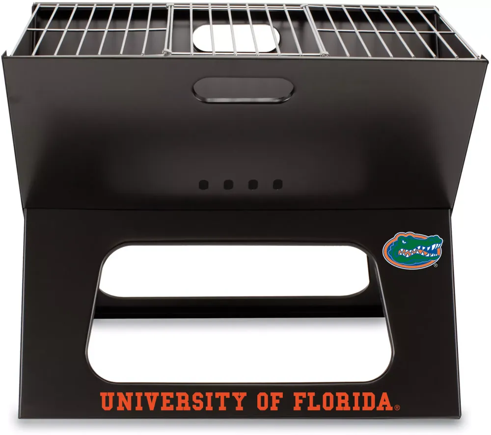 Picnic Time Florida Gators Folding Charcoal Barbeque Grill