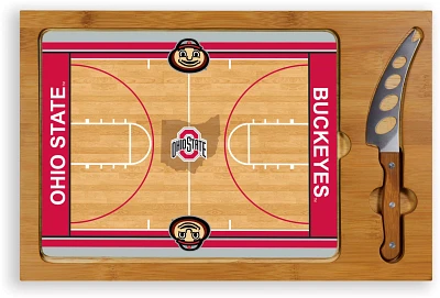 Picnic Time Ohio State Buckeyes Glass Top Cutting Board Set