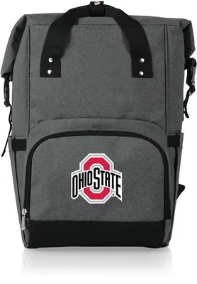 Picnic Time Ohio State Buckeyes Roll-Top Cooler Backpack