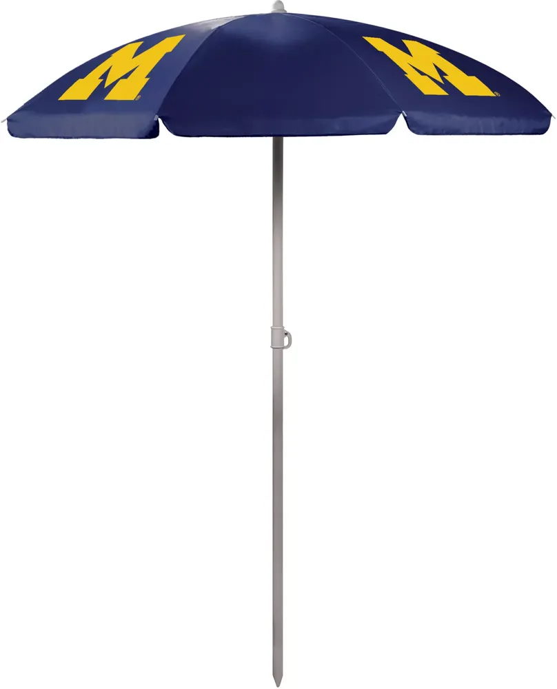 Picnic Time Michigan Wolverines 5 ½ Foot Beach Umbrella