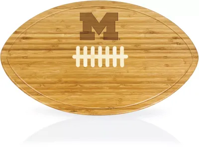 Picnic Time Michigan Wolverines Kickoff Football Cutting Board