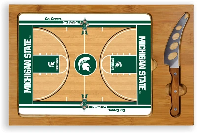 Picnic Time Michigan State Spartans Glass Top Cutting Board Set