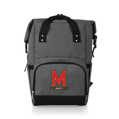 Picnic Time Maryland Terrapins Roll Top Cooler Backpack