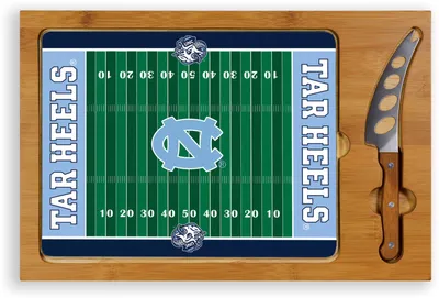 Picnic Time North Carolina Tar Heels Glass Top Cutting Board Set