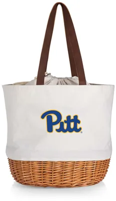 Picnic Time Pitt Panthers Canvas and Willow Basket Bag