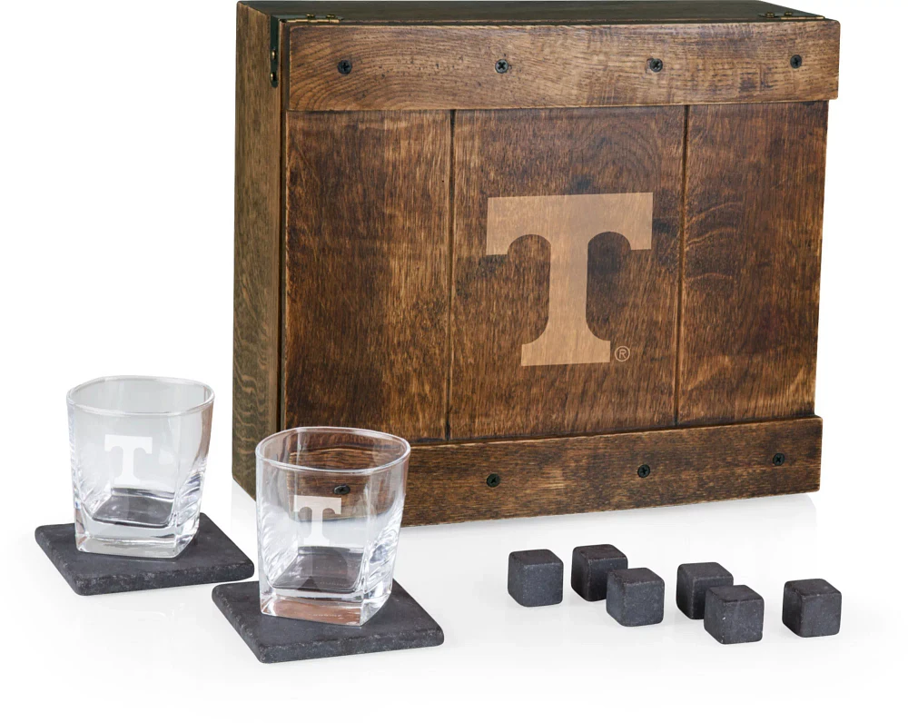 Picnic Time Tennessee Volunteers Whiskey Box Set