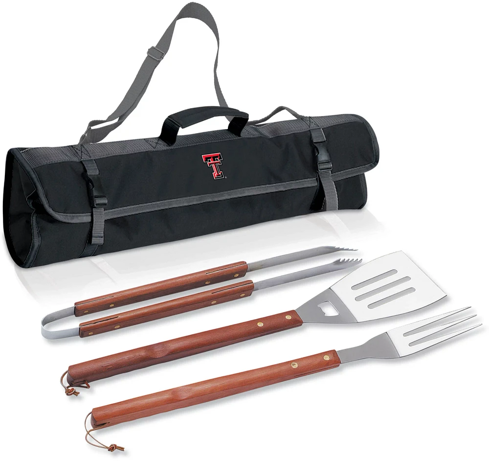 Picnic Time Texas Tech Red Raiders 3-Piece BBQ Tote & Grill Set