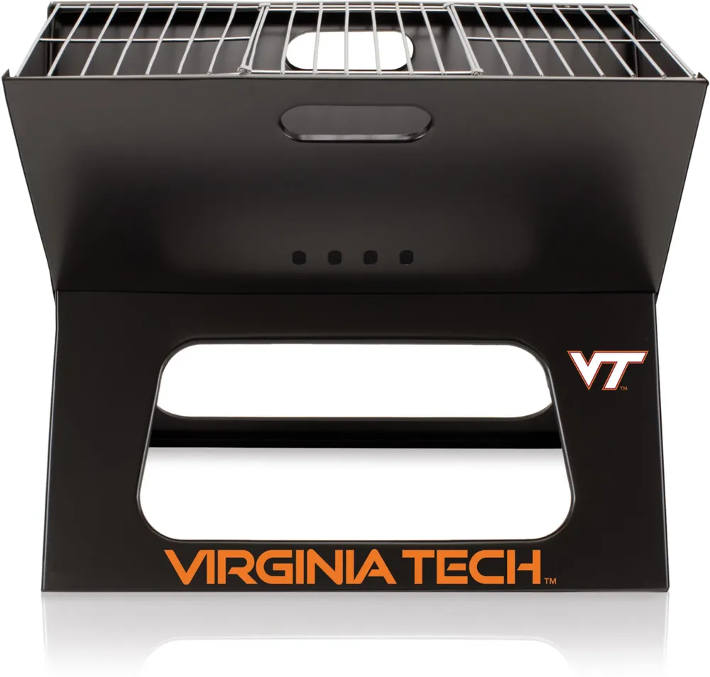 Picnic Time Virginia Tech Hokies Folding Charcoal Barbeque Grill