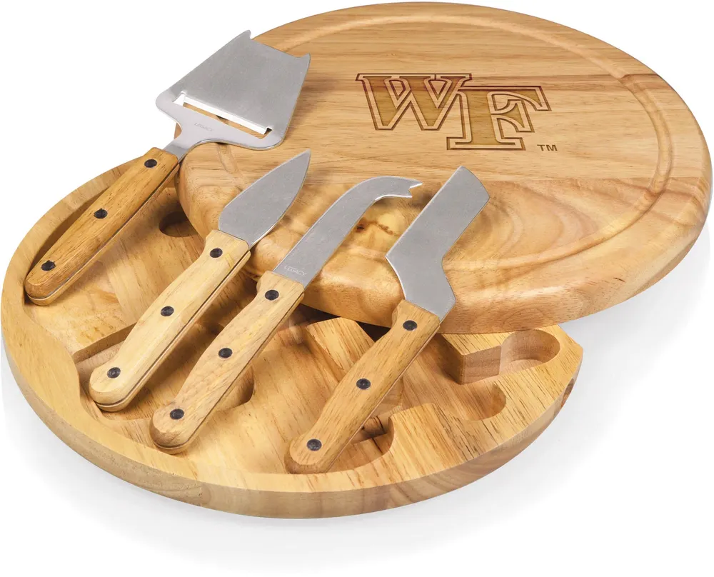 Picnic Time Wake Forest Demon Deacons Circo Cutting Board & Tool Set