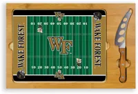 Picnic Time Wake Forest Demon Deacons Glass Top Cutting Board Set