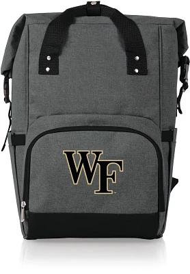 Picnic Time Wake Forest Demon Deacons Roll-Top Cooler Backpack
