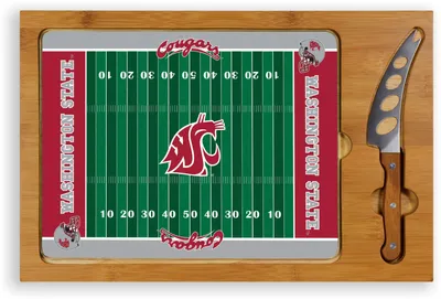 Picnic Time Washington State Cougars Glass Top Cutting Board Set