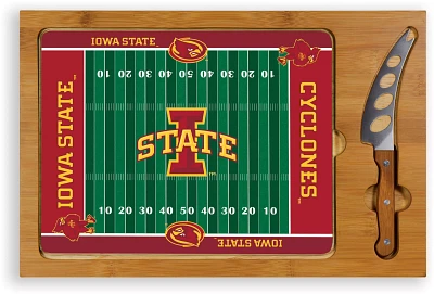 Picnic Time Iowa State Cyclones Glass Top Cutting Board Set