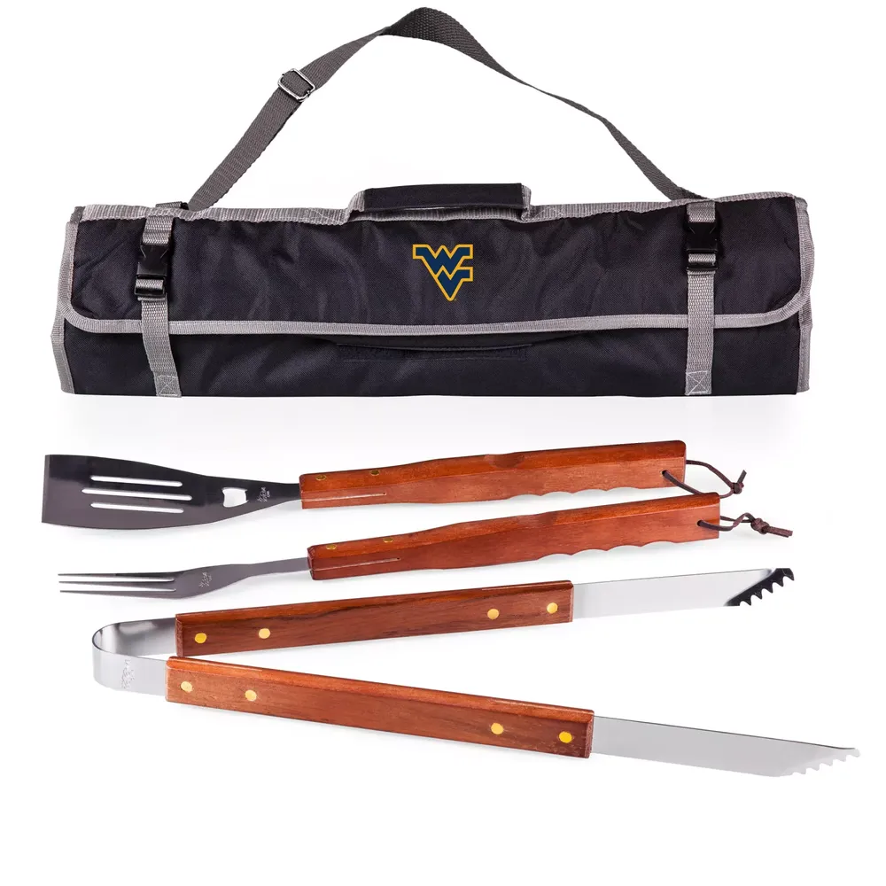 Picnic Time West Virginia Mountaineers 3-Piece Barbeque Tote & Grill Set