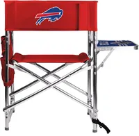 Picnic Time Buffalo Bills Red Chair with Table