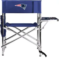 Picnic Time New England Patriots Blue Chair with Table