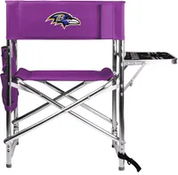 Picnic Time Baltimore Ravens Chair with Table