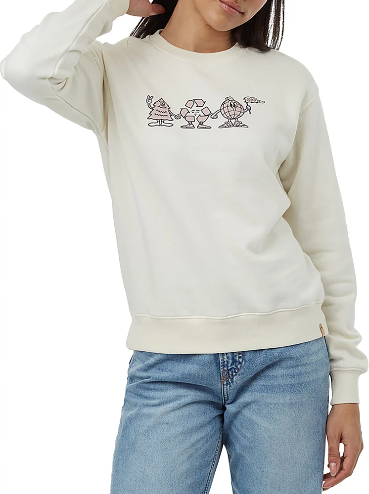 tentree Women's Recycle Crew Sweatshirt