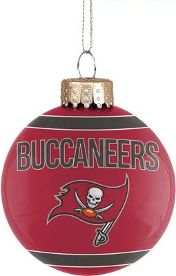FOCO Tampa Bay Buccaneers Glass Ball Ornament