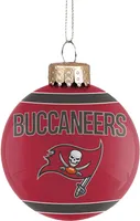 FOCO Tampa Bay Buccaneers Glass Ball Ornament