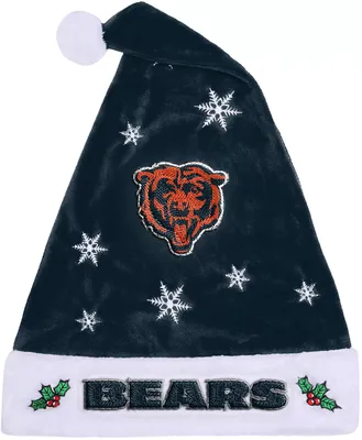 FOCO Adult Chicago Bears Santa Hat