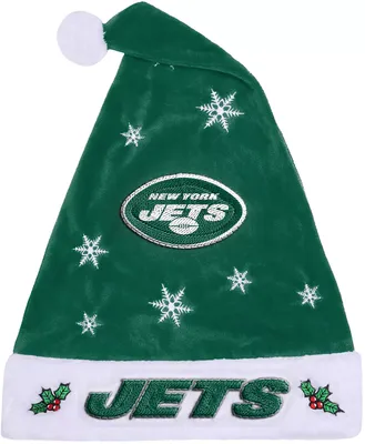 FOCO Adult New York Jets Santa Hat